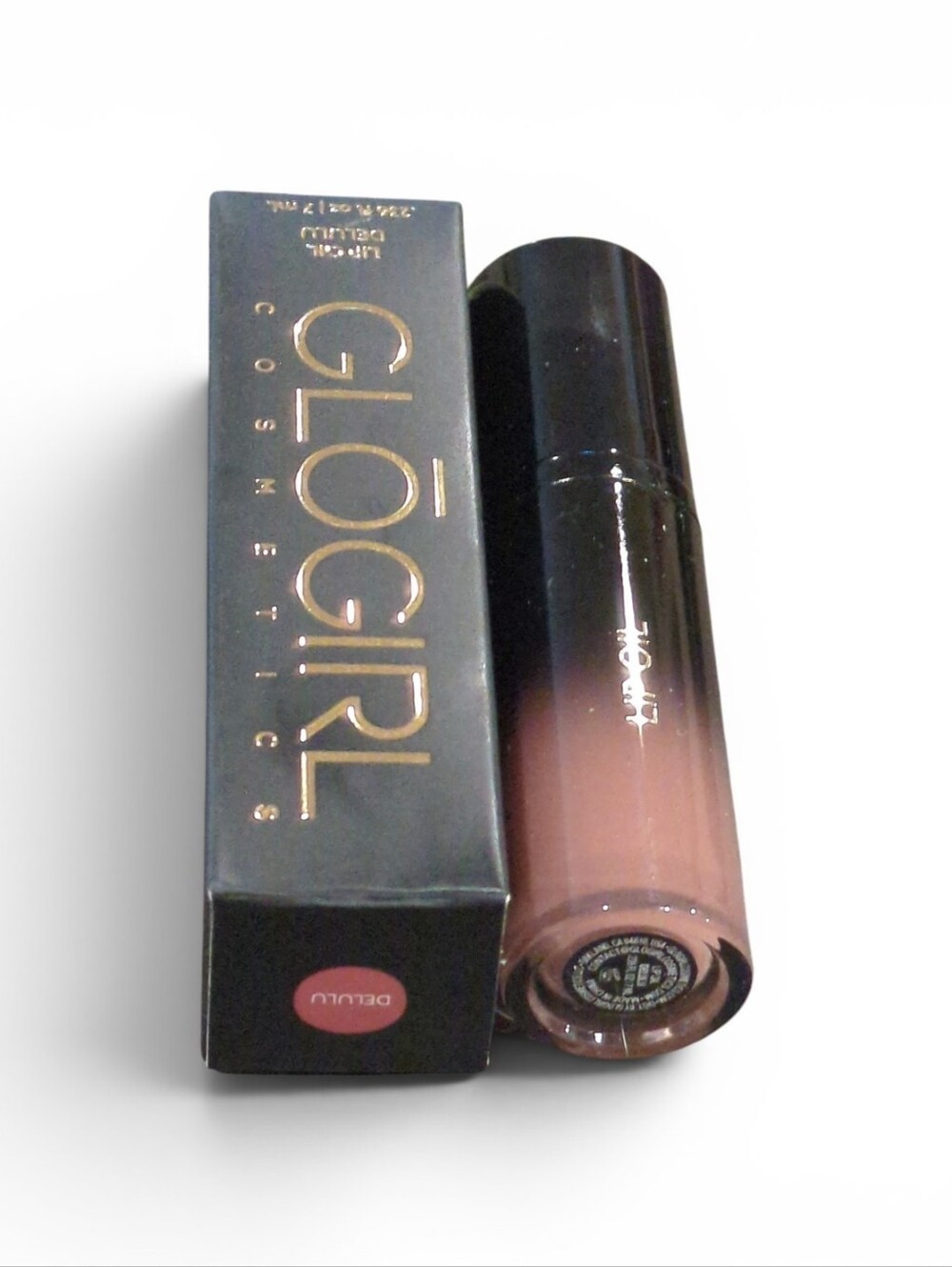 GloGIRL Cosmetics Lip Oil- NIB Full Size - Color "Delulu"
